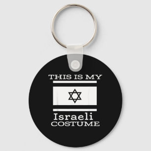 Chaveiro Este é o meu traje israelense, traje engraçado de 