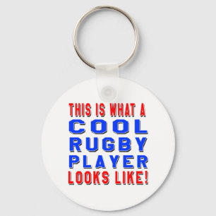 Chaveiro Este é o que um jogador legal do rugby olha como