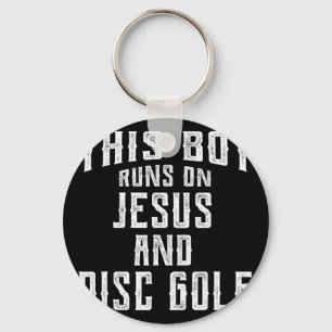 Chaveiro Este Menino Corre Com Jesus E Disc Golf Gif Cristã