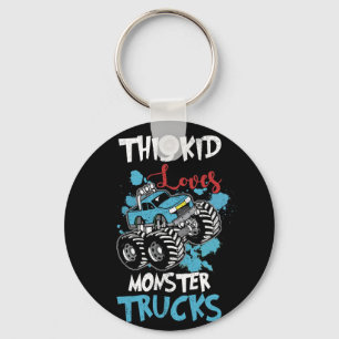 Chaveiro Este Miúdo Adora O Tee Monster Trucks