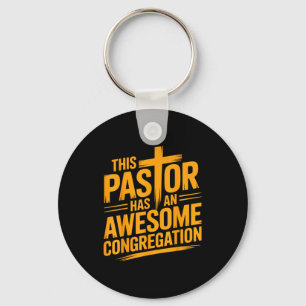 Chaveiro Este Pastor Tem Uma Congregação Cristã Incrível
