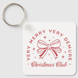 Chaveiro Estética de coquete de Natal muito humilde