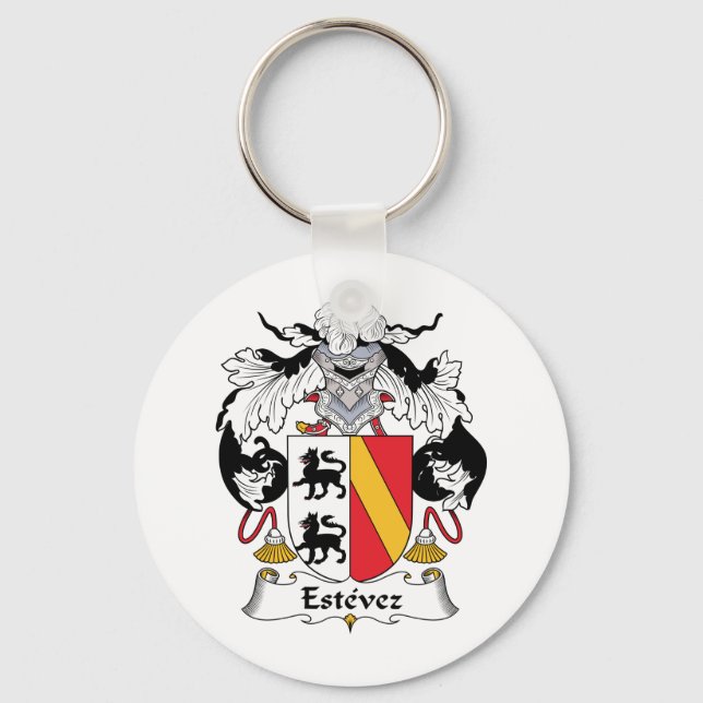 Chaveiro Estevez Family Crest (Frente)