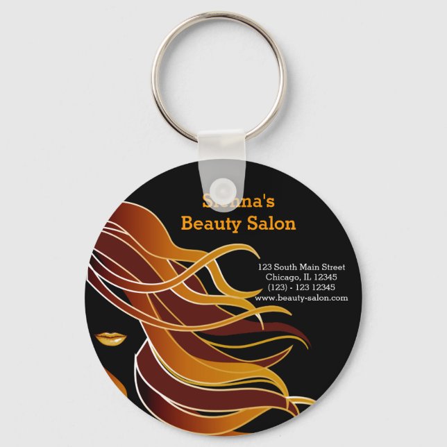 Chaveiro Estilista de cabelo (Frente)