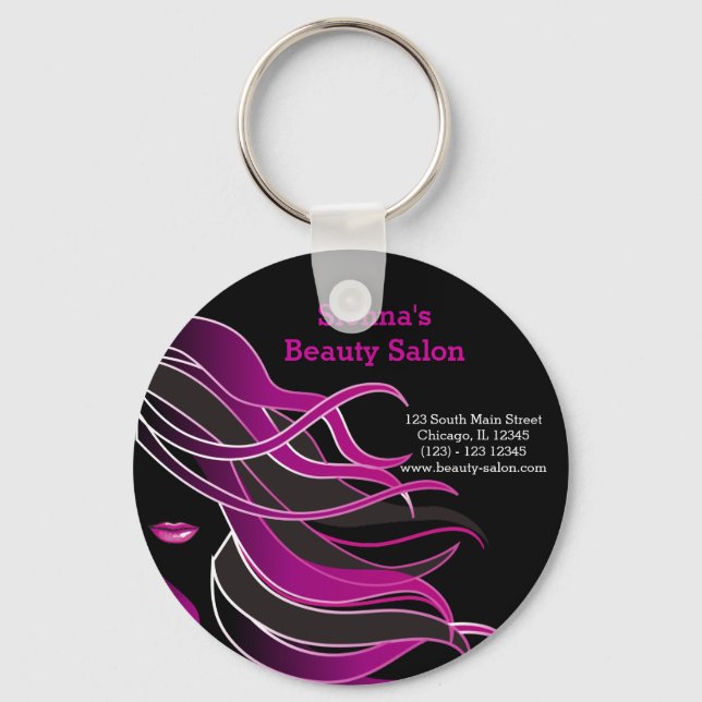 Chaveiro Estilista de cabelo (Frente)