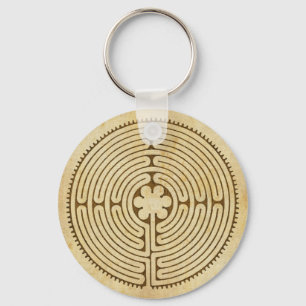 Chaveiro Estilo 1 da antiguidade do labirinto de Chartres +