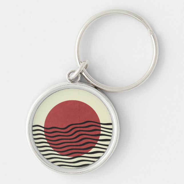 Chaveiro Estilo Bauhaus Sunset (Frente)