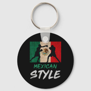 Chaveiro Estilo Boxin Mexicano Orgulho Patriótico Mens B