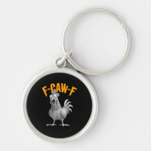 Chaveiro Estilo Clássico Retro Engraçado F Caw F Frango
