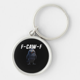 Chaveiro Estilo Criativo Engraçado de Corvo F Caw