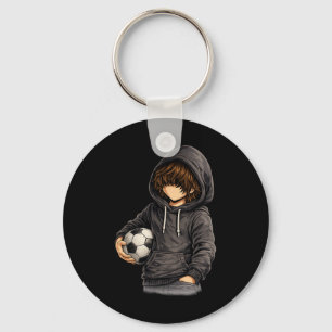 Chaveiro Estilo de capuz Rock On Futebol Péll 