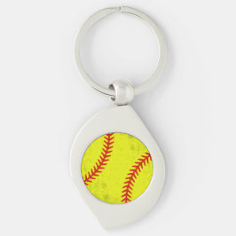 Chaveiro Estilo de Jogo de Softball Retro Athletic Fastpitc