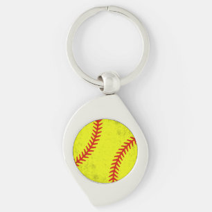 Chaveiro Estilo de Jogo de Softball Retro Athletic Fastpitc