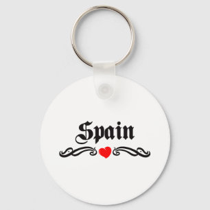 Chaveiro Estilo de Tatuagem de Espanha