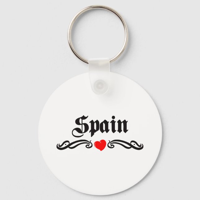 Chaveiro Estilo de Tatuagem de espanha (Frente)