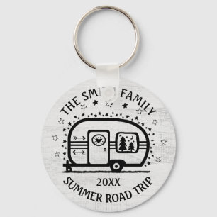 Chaveiro Estilo De Vida Rv Do Reboque De Camping Rustico Pe