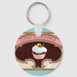 Chaveiro Estilo de Vintage de Confecções do cupcake