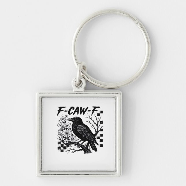 Chaveiro Estilo essencial engraçado F Caw F moderno (Frente)
