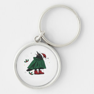 Chaveiro Estilo Gráfico Divertido Merry F Caw F