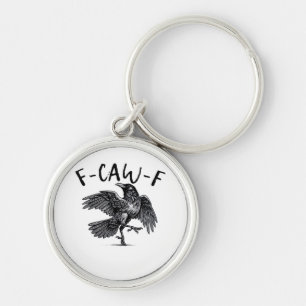 Chaveiro Estilo Retro Clássico F Caw F Crow