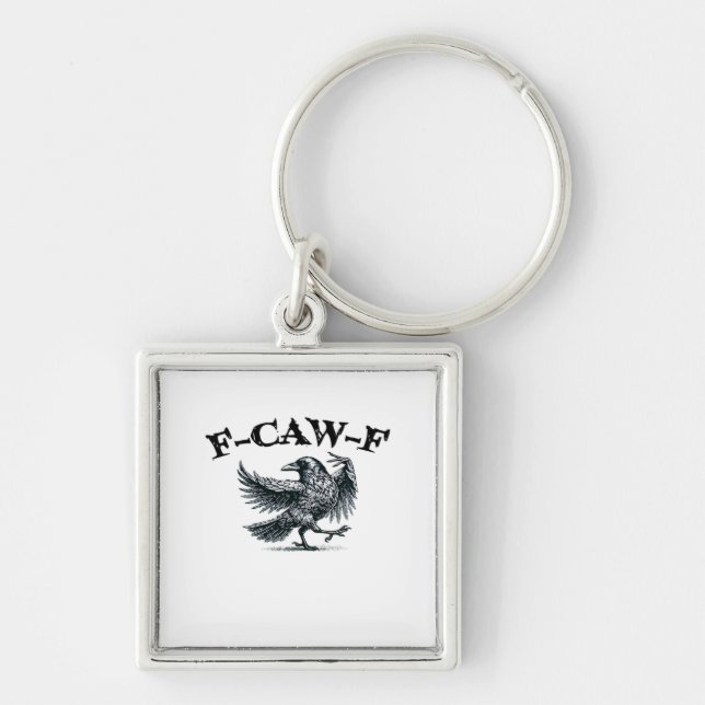 Chaveiro Estilo Retro F-Caw-F (Frente)
