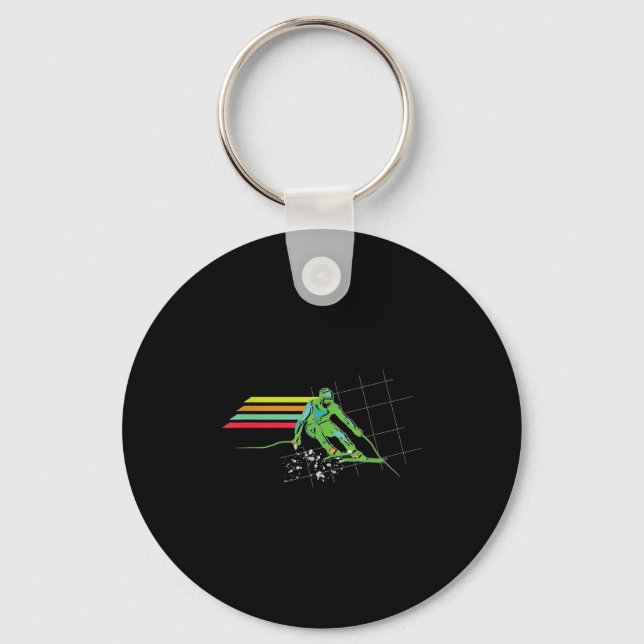 Chaveiro Estilo Retroativo Esquema T Camisa Neve Esquema De (Frente)