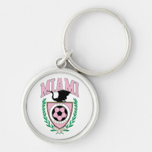Chaveiro Estilo Universitário de Futebol de Miami 
