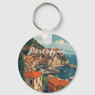 Chaveiro Estilo Vintage Portofino Genova Itália