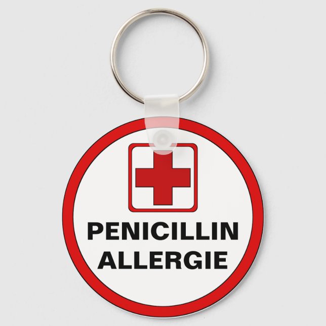 Chaveiro Estima - Penicillin alergia (Frente)
