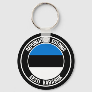Chaveiro Estônia Round Emblem