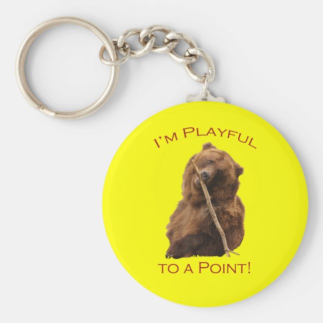 Chaveiro Estou a brincar a um ponto! (Frente)