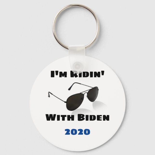 Chaveiro Estou a Ridin com Biden em 2020 (Frente)