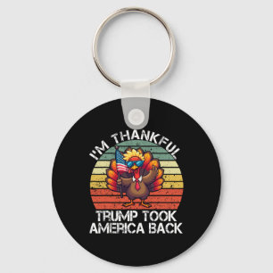 Chaveiro Estou agradecida por Trump Won ter feito o America