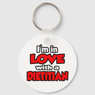 Chaveiro Estou Apaixonado por Um Dieticiano