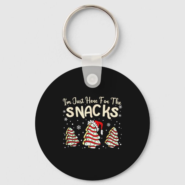 Chaveiro Estou Aqui Apenas Para Os Biscoitos De Natal Debbi (Frente)