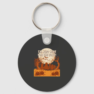 Chaveiro Estou Aqui Boos Halloween Crianças Silhueta Lua P