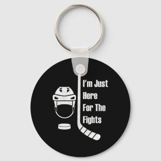 Chaveiro Estou Aqui Só Para As Lutas Funny Hockey (3) 