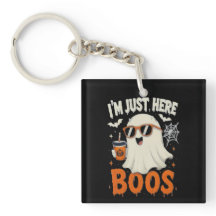 “Estou Aqui Só Para Boos” Design de Fantasma
