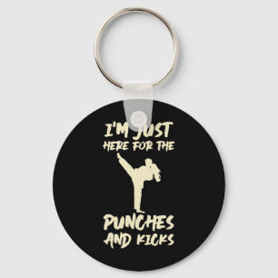 Chaveiro Estou Aqui Só Para Os Socos Kickboxing Kickboxer