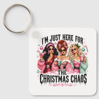 Chaveiro Estou Aqui Só Pelo Caos de Natal