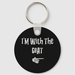 Chaveiro Estou com Casais engraçados de fantasia de Goat H