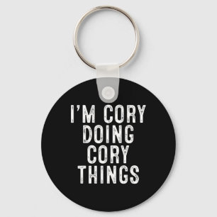Chaveiro Estou Cory Fazendo Coisas de Cory Piada de Anivers