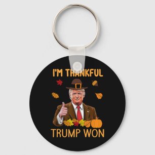 Chaveiro Estou Grato Que Trump Ganhou O Peru De Ação De Gra