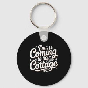 Chaveiro Estou indo para a Cabana do Lago Cottage Camping