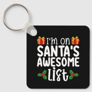 Chaveiro Estou Na Incrível Lista Do Papai Noel Bom Natal Ma