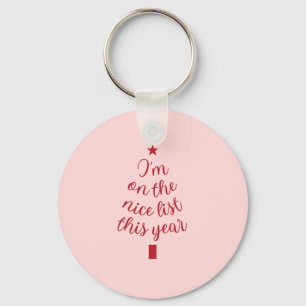 Chaveiro Estou na lista certa este ano