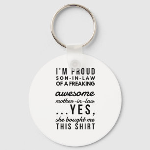 Chaveiro Estou orgulhoso genro de uma sogra