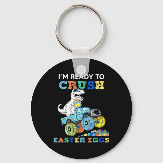 Chaveiro Estou Pronta Para Esmagar Ovos De Páscoa Monstrar  (Frente)