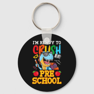 Chaveiro Estou Pronto Para Dominar o T Rex Pré-Escolar Prim