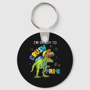 Chaveiro Estou Pronto Para Dominar Pré K Dinossauro T Rex 1